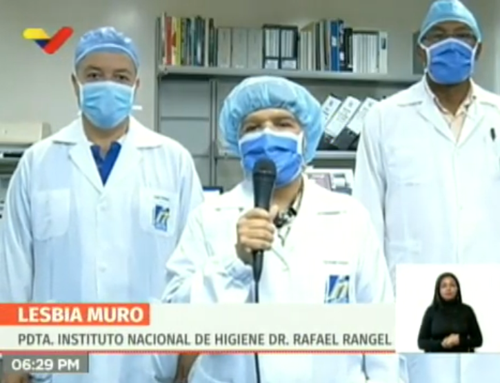 Demostración del Diagnóstico del virus SARS-CoV-2 causante del la enfermedad COVID-19 en el INHRR