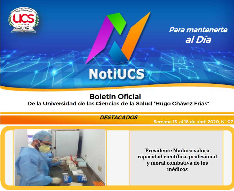 Boletín Oficial de la Universidad de la Ciencias de la Salud 'Hugo Chávez Frías' No.7